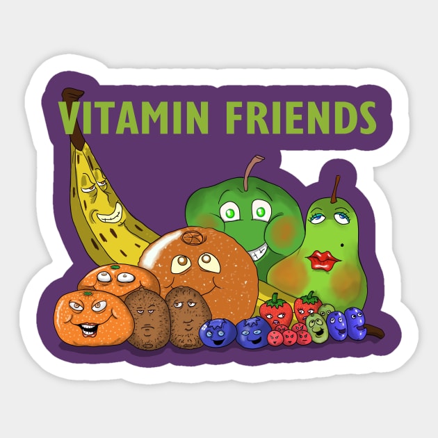 Vitamin Friends Sticker by DC ´s Store